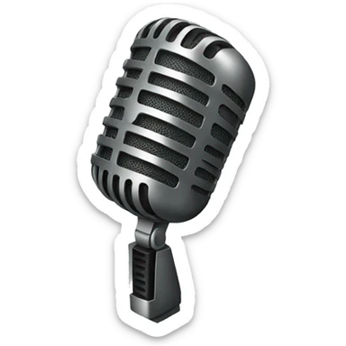Microphone  sticker