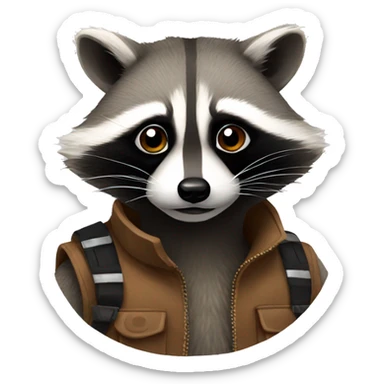 Raccoon  sticker