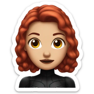 Black widow  sticker