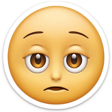 standard eye emoji with a gentle wink sticker