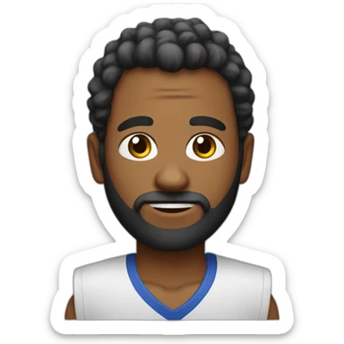 Abraham licoln as a ball sticker