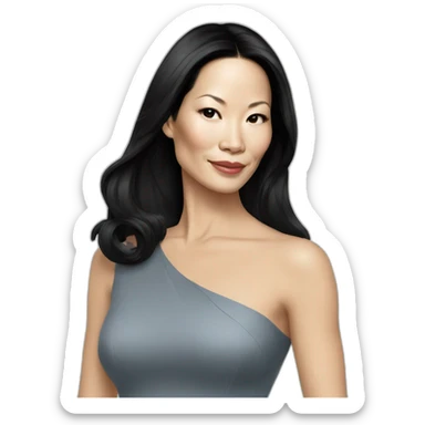 Lucy Liu sticker
