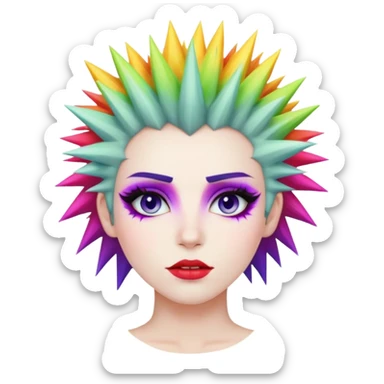 Hisoka lookalike sticker