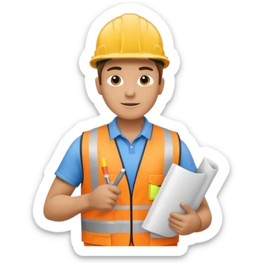 present construction sticker