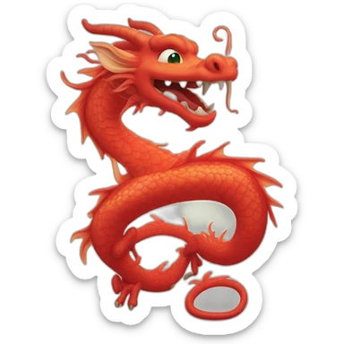 Mushu the dragon sticker