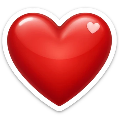 corazón con purpurina sticker