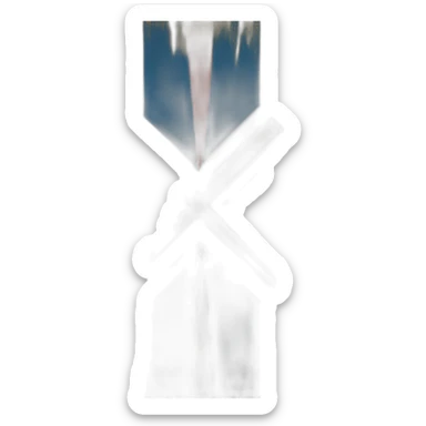 flag emoji with a blue Scandinavian cross with a red outline on a yellow background Ingermanland sticker