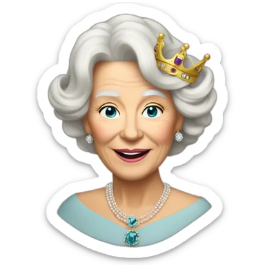 Queen Camilla sticker