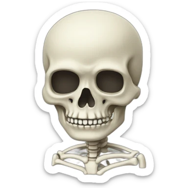 sceleton sticker