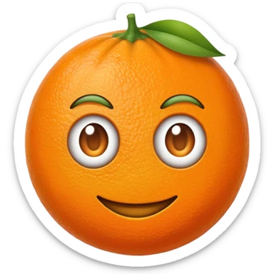emoji macacão presidiário laranja sticker