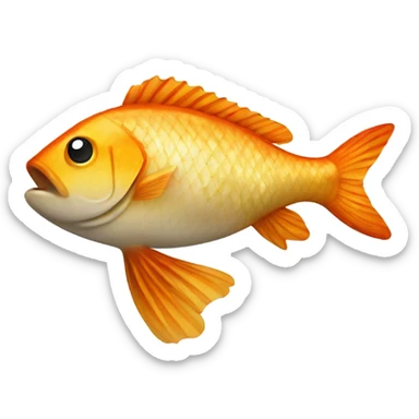un pescado con patas sticker