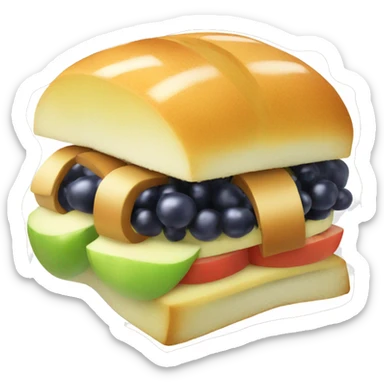Japanese fruit sando sticker