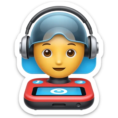 ai assistant icon sticker