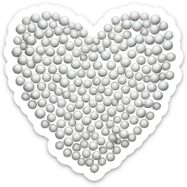 Golf heart  sticker
