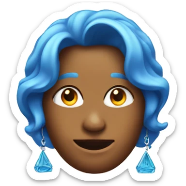 $ shaped earing sticker