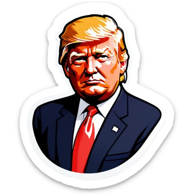 Donald trump sticker