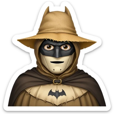 batman scarecrow sticker