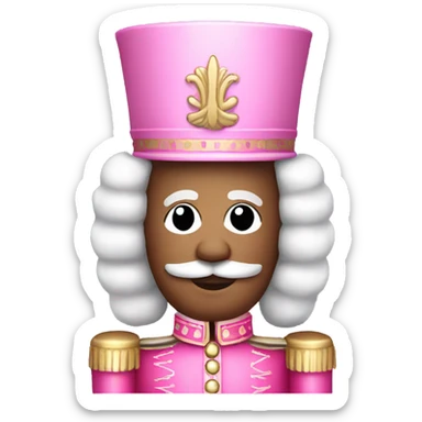 Pink nutcracker  sticker