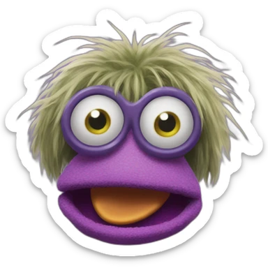 FRAGGLE cyclop sticker