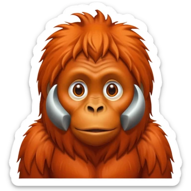 Orangutan sticker