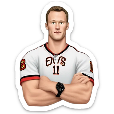 Jonathan Toews as a luxury wristwatch sticker