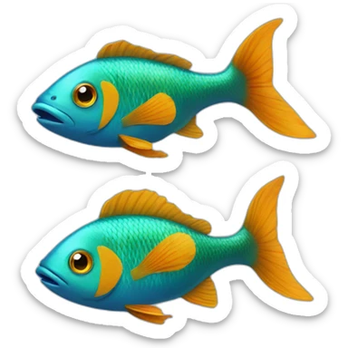 Poisson sticker