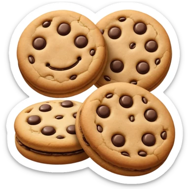 a pair of Cookie without Chocolate sticker