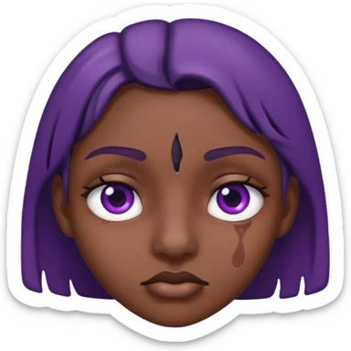 bruises around the eye around the eyes sticker