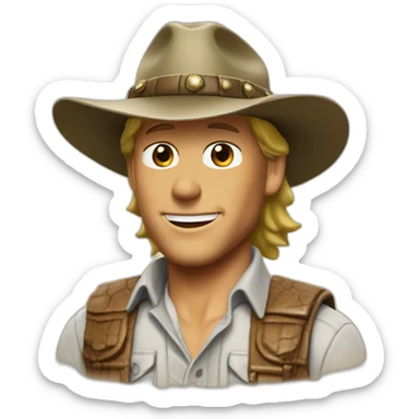 Crocodile Dundee sticker