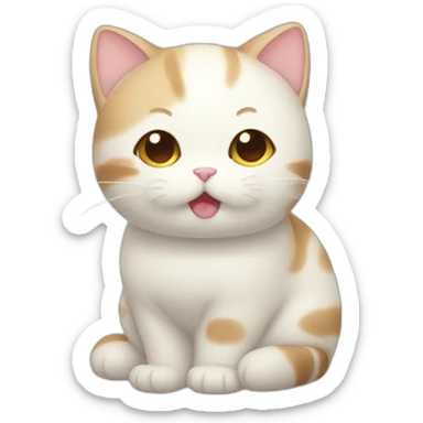 mochi cat sticker