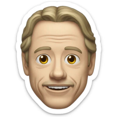 Steve buscemi main signe metal sticker