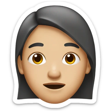 Person With a  pimple sticker