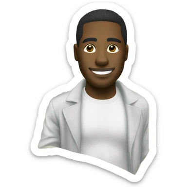  a money spread with $100 bills, swag sticker