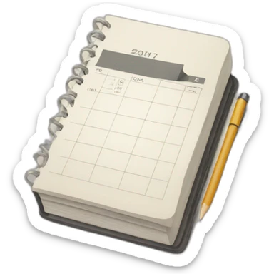 agenda sticker