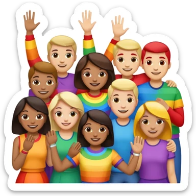 pride charcters sticker