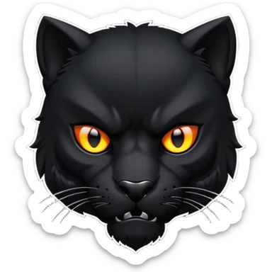 pantera negra  sticker
