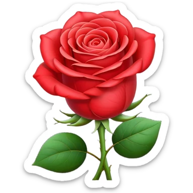 rose with smiley face sticker