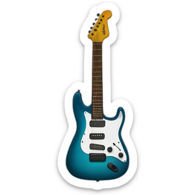 guitare électrique sticker
