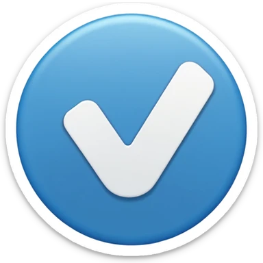 Tik Tok verify emoji  text sticker