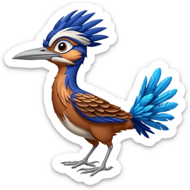 Rusty the Roadrunner sticker