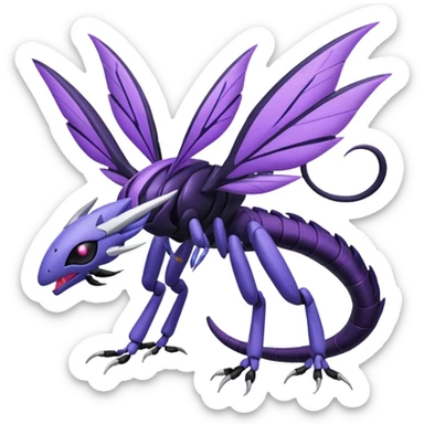 Genesect-Nargacuga-Lunala-Vikavolt-fusion sticker