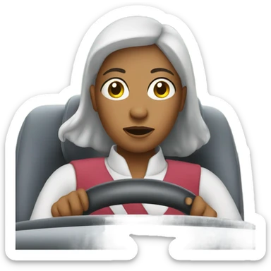 Nanny in the car sticker