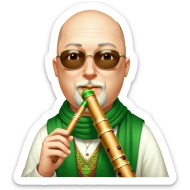 Celtic Piper sticker