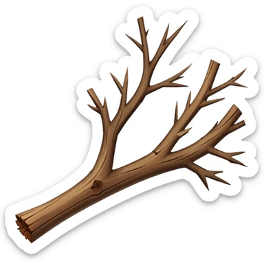 broken branch sticker
