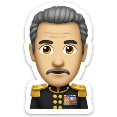 evil dictator sticker