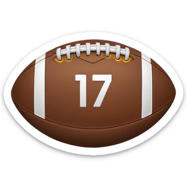 create a football icon inspired by airbnb category icons it should just be a white outline sticker