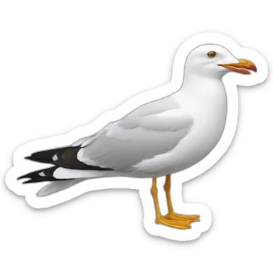 seagull pack of cigarettes sticker