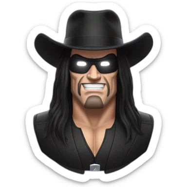 WWE undertaker sticker