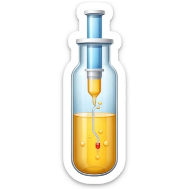 an infusion injection sticker