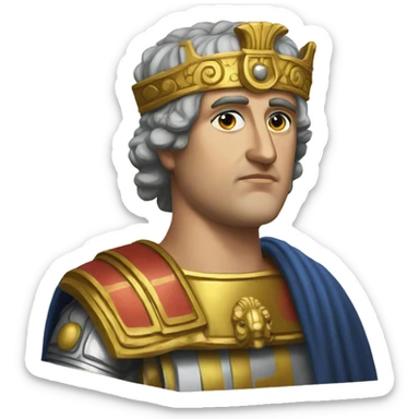 byzantine emperor Tiberius II sticker